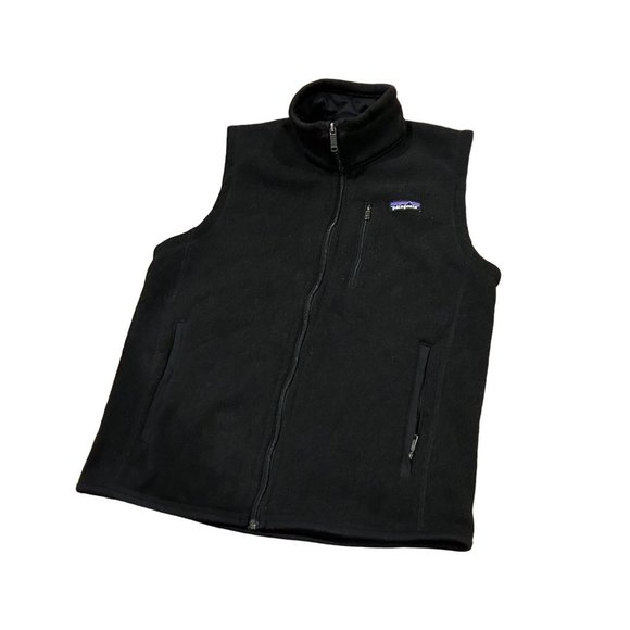 Patagonia Mens Better Sweater Full Zip Vest Black Size Medium Fall 2015 EUC - Picture 3 of 8